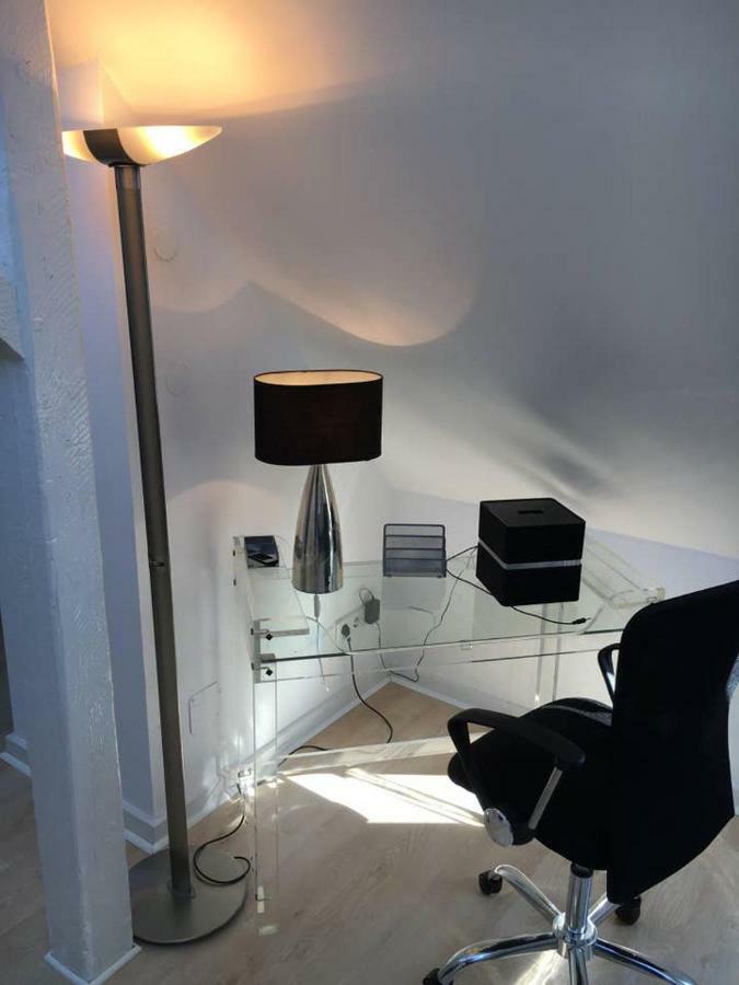 Luxury Rooftop Loft With River View 10Min To City Apartment Dusseldorf Luaran gambar
